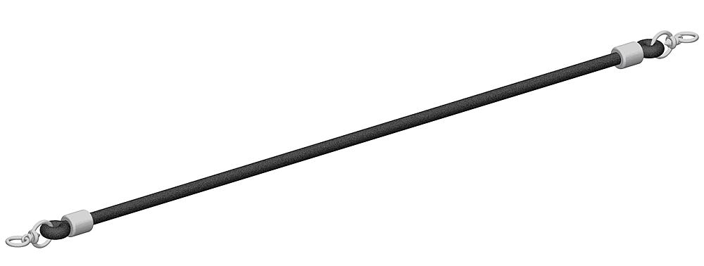 Corde à noeuds de 230 cm avec âme en acier
