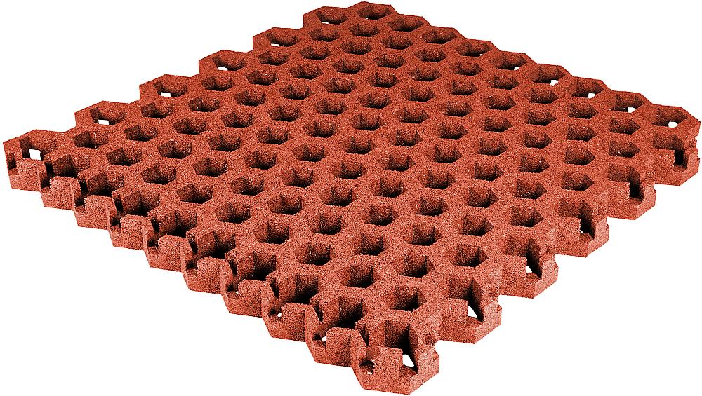 Plaque à gazon Hexagon 4,5 cm